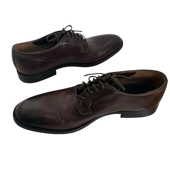 To Boot New York Brown Leather Oxford Shoes Men Size 8 - Picture 12 of 12